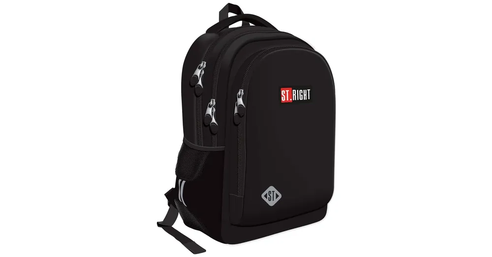 Csak ma St.Right Black ergonomikus iskolatáska, hátizsák BP0543×31×20 cm