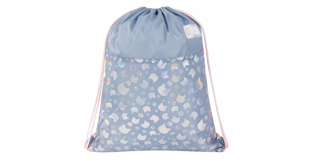 Azonnali szállítás St.Right Silver Cats tornazsák, sportzsák 43×32 cm