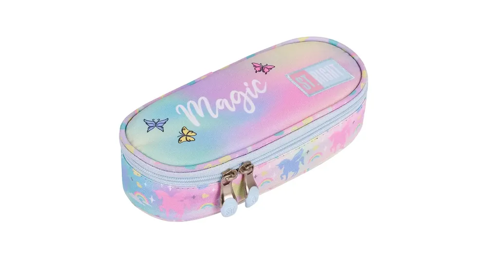 Gyors szállítás St.Right Magic Unicorn ovális tolltartó PC01 23×9,5×6 cm