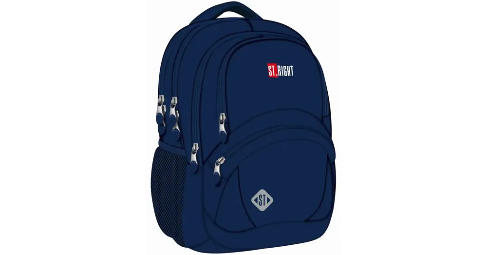 St.Right Navy Blue ergonomikus iskolatáska, hátizsák BP05 42×30×19 cm Népszerű