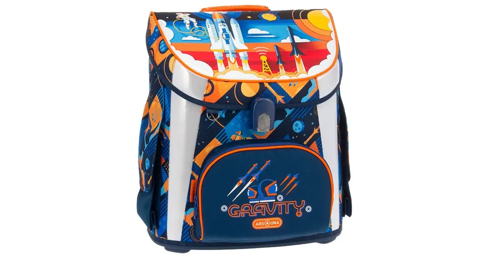 Ars Una Gravity űrhajós kompakt mágneszáras ergonomikus iskolatáska, hátizsák 33×41×24 cm Bestseller