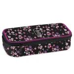 Árcsökkenés Ars Una Pearl Blossom Black virágos tinédzser tolltartó 22,5×6x11,5 cm