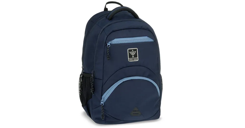 Ars Una Navy sötétkék ergonomikus iskolatáska, hátizsák 33×45×24 cm Szezonális akció