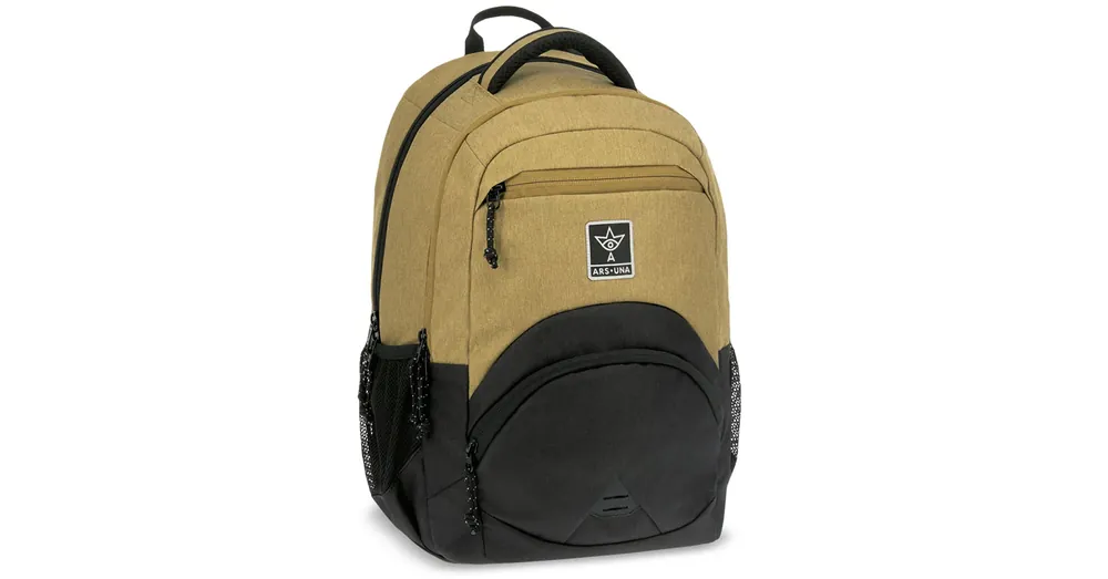 Alacsony ár Ars Una Dune barna-fekete ergonomikus iskolatáska, hátizsák 33×45×24 cm