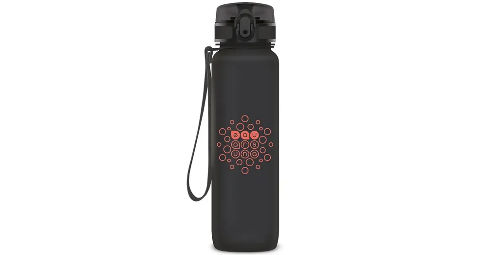 Gyors szállítás Ars Una Dark Gray BPA-mentes motivációs kulacs 1000ml