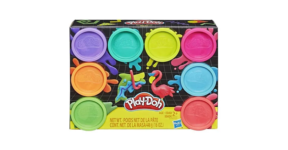 Vásárlói kedvenc Play-Doh Neon színű 8 db-os gyurmaszett – Hasbro