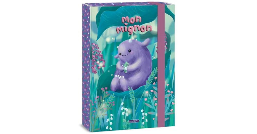 Csak ma Ars Una Mon Mignon gumis füzetbox A/4-es