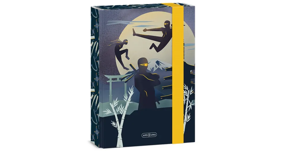 Ars Una Ninjas in the dark gumis füzetbox A/5 Árengedmény