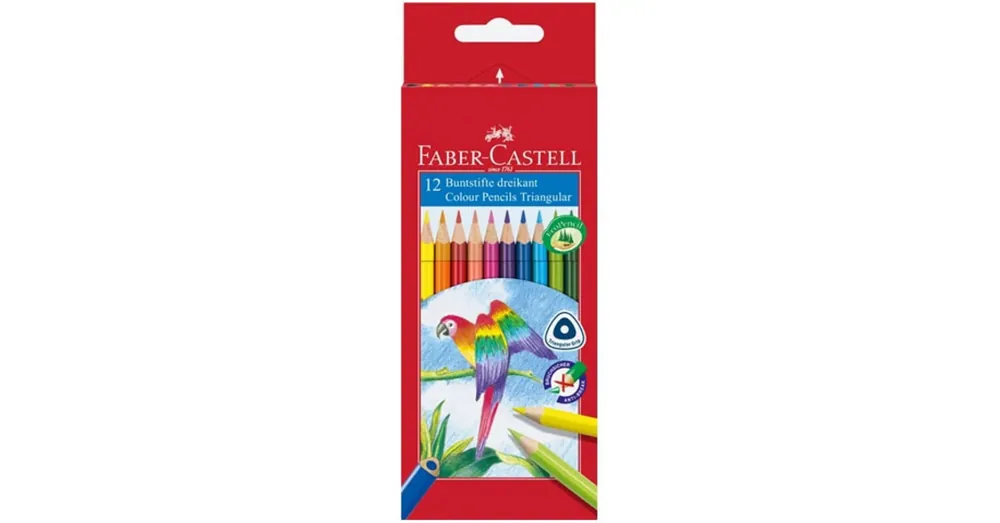 Árcsökkenés Triangular színes ceruza 12 db-os szett – Faber-Castell