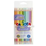 Legkelendőbb Bi-Color 12 db-os pasztell színű két végű színes ceruza szett – Carioca
