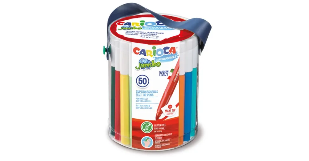 Biztonságos fizetés Jumbo filctollszett 50 db – Carioca