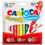 Akciós ár Színes maxi filctoll 12 db-os – Carioca