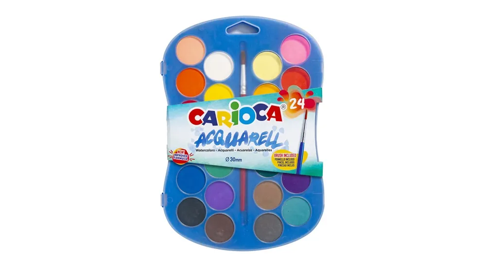 Vedd meg most Vízfesték készlet 24 színnel 30 mm – Carioca