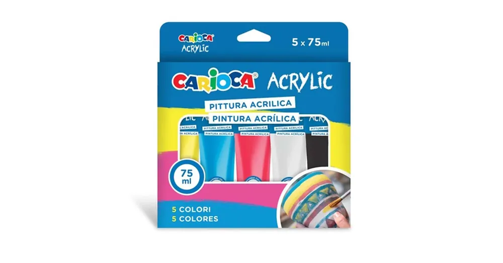 Acrylic 5×75ml-s akril festék szett – Carioca Vedd meg most