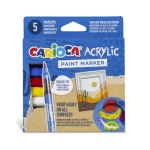 Különleges ajánlat Acrylic Akril marker 5 db-os szett – Carioca