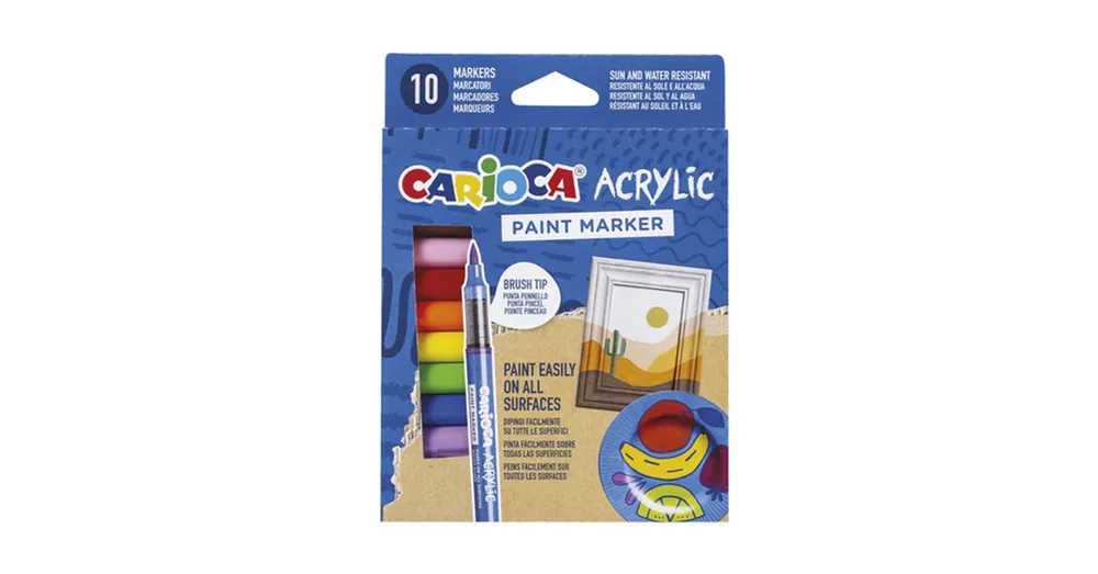 Kedvezményes ár Acrylic Akril marker 10 db-os szett – Carioca