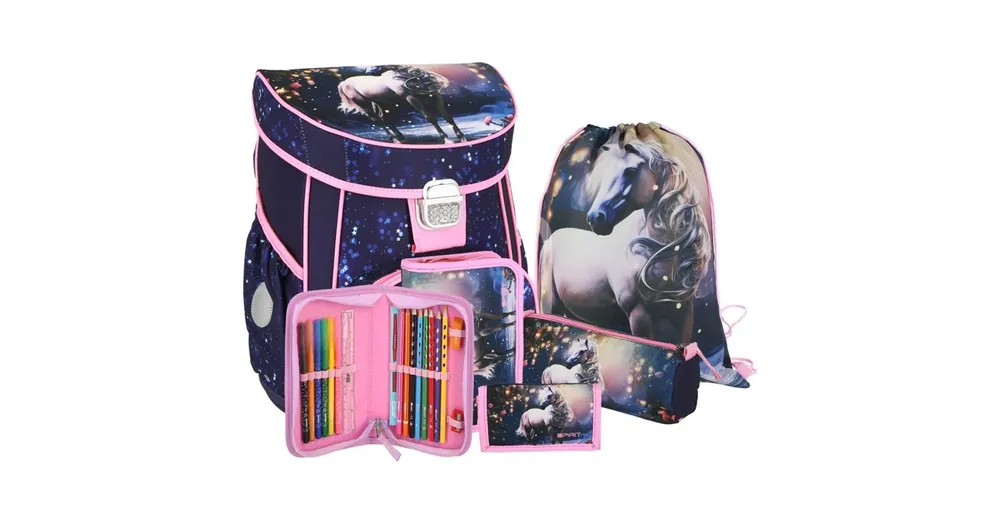 Spirit Magic horse lovas iskolatáska, hátizsák 5 db-os szett 38×17×28 cm Biztonságos fizetés