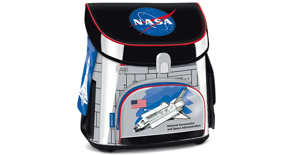 Azonnal elérhető Nasa mágneszáras iskolatáska, hátizsák 33×41×24 cm