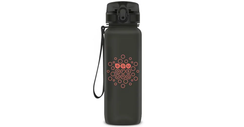 Ne maradj le Ars Una Matt sötétszürke BPA-mentes kulacs 800ml