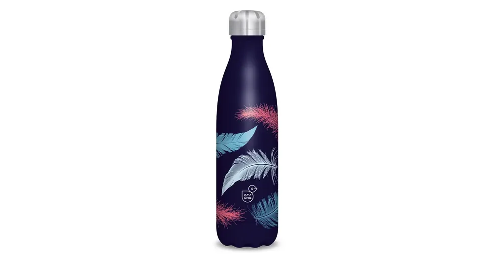 Ars Una Feather Dark duplafalú fémkulacs 500ml Olcsó