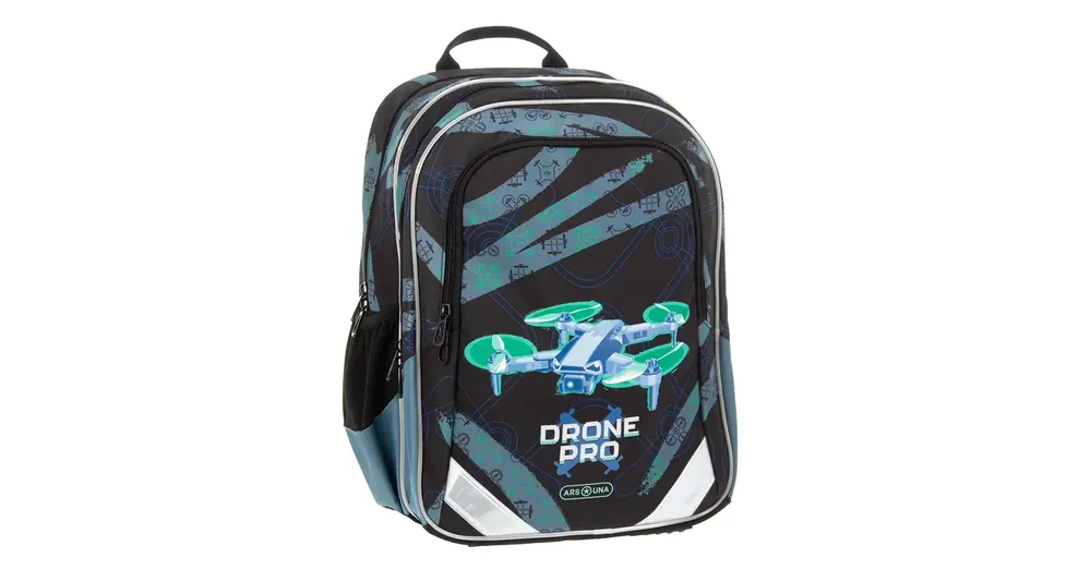 Ajánlat Ars Una Drone Pro ergo-fit lekerekített iskolatáska, hátizsák 34×40×21 cm