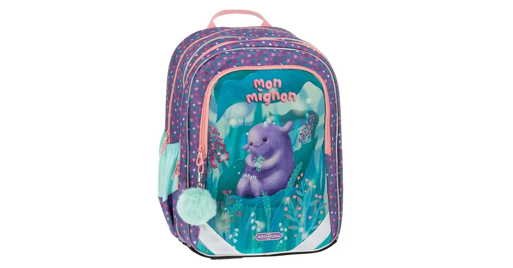Árcsökkenés Ars Una Mon Mignon ergo-fit lekerekített iskolatáska, hátizsák 34×40×21 cm