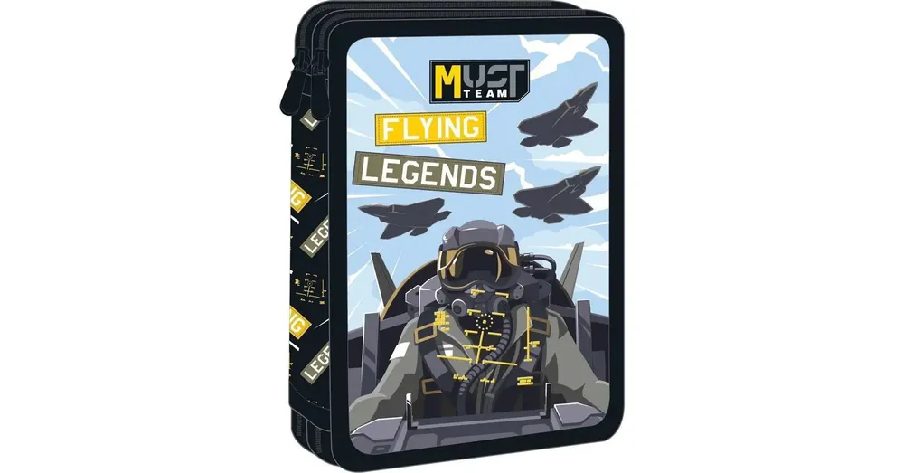Legkelendőbb Luna Flying Legends 2 szintes töltött tolltartó