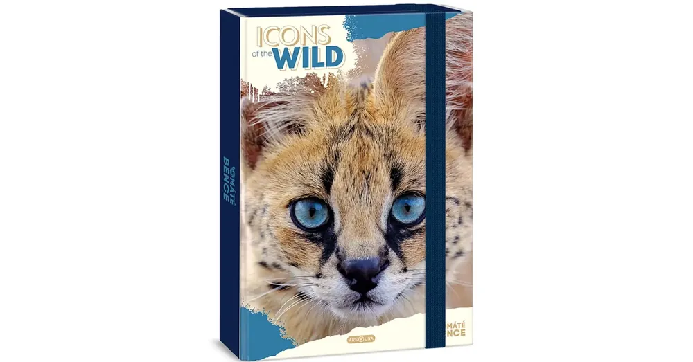 Olcsó Ars Una Icons of the Wild Serval A/4 füzetbox