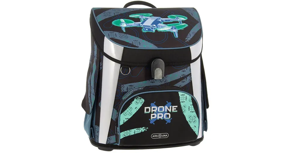 Ars Una Drone Pro kompakt ergonomikus mágneszáras iskolatáska, hátizsák 33×41×24 cm Legkelendőbb