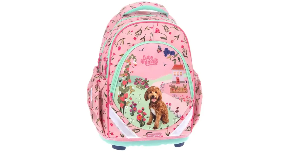 Expressz kézbesítés Ars Una Cute Animals Doggie anatómiai iskolatáska, hátizsák 33×43×22 cm