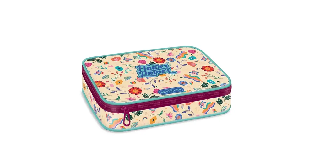 Olcsóbb Ars Una Flower Power többszintes tolltartó 15,5×22,5×4,5 cm