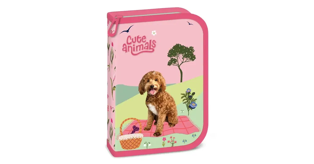 Szuper ajánlat Ars Una Cute Animals Doggie töltött tolltartó 12,8×19,3×3,6 cm