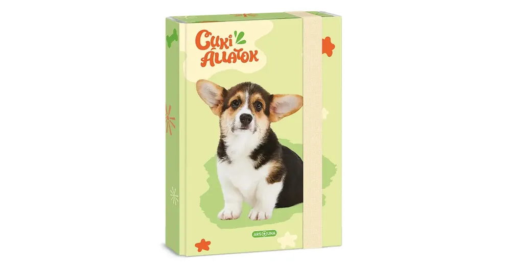 Ars Una Welsh Corgi bulldog A/5 füzetbox Csak ma