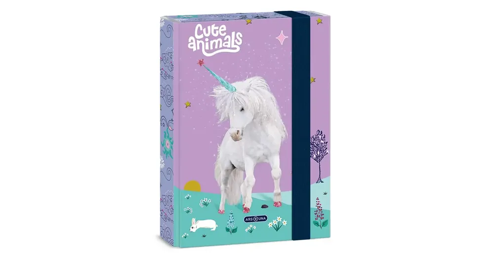 Ars Una Cute Animals Unicorn A/5 füzetbox Azonnali szállítás