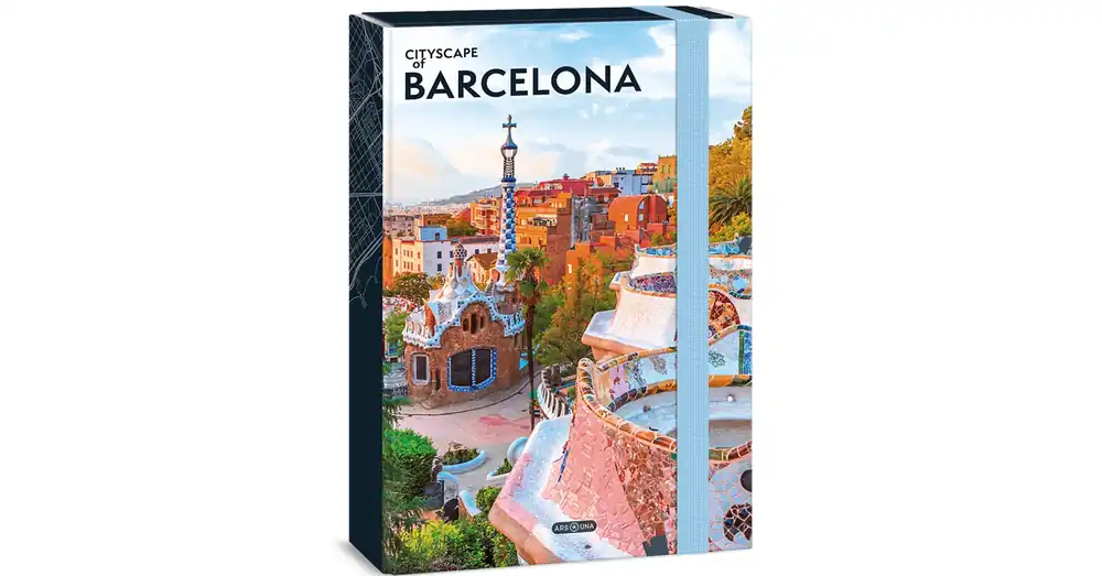 Ars Una Cityscape-Barcelona A/4 füzetbox Csak ma