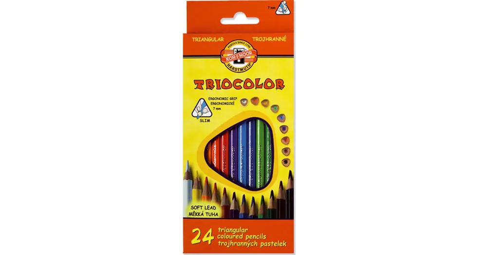 Ico Koh-I-Noor Triocolor színes ceruza szett 24 db-os Exkluzív ajánlat