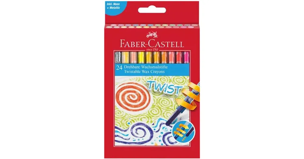 Faber-Castell Twist zsírkréta szett 24 db-os Kedvezmény
