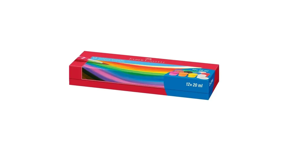 Faber-Castell Tégelyes tempera szett 12×20ml Expressz kézbesítés