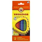 Expressz szállítás ICO Koh-I-Noor Tricolor háromszögletű színes ceruza szett 12 db-os