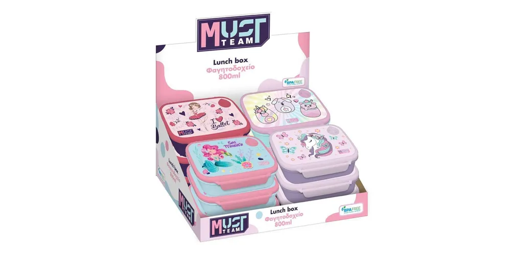 Luna Must Team Lányos műanyag uzsonnás doboz többféle változatban 800ml 1 db Olcsóbb