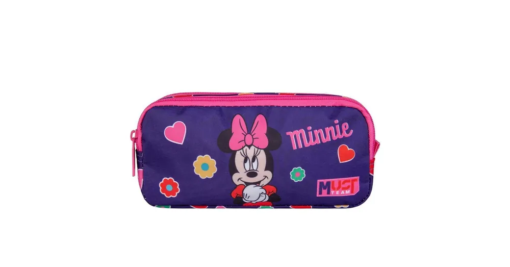 Csak ma Luna Must Team Cuki Minnie egér 2 szintes henger alakú tolltartó 21×6x9 cm