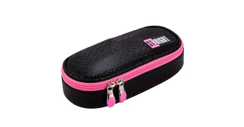 Vedd meg most St.Right Black Glitter ovális tolltartó PC01 23×9,5×6 cm
