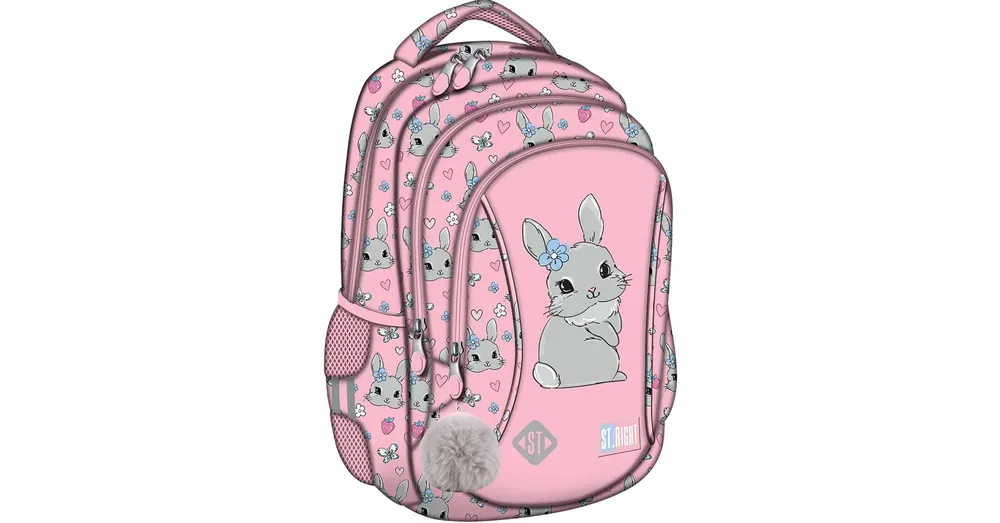 St.Right Cute Rabbit ergonomikus iskolatáska, hátizsák BP26 39×27×17 cm Ne maradj le