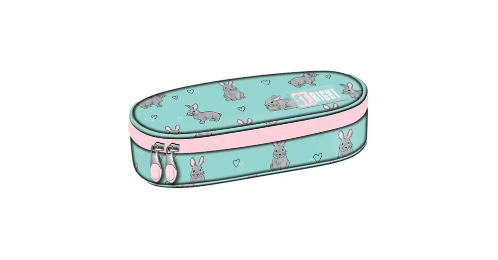 St.Right Grey Rabbit ovális tolltartó PC01 23×9,5×6 cm Expressz szállítás