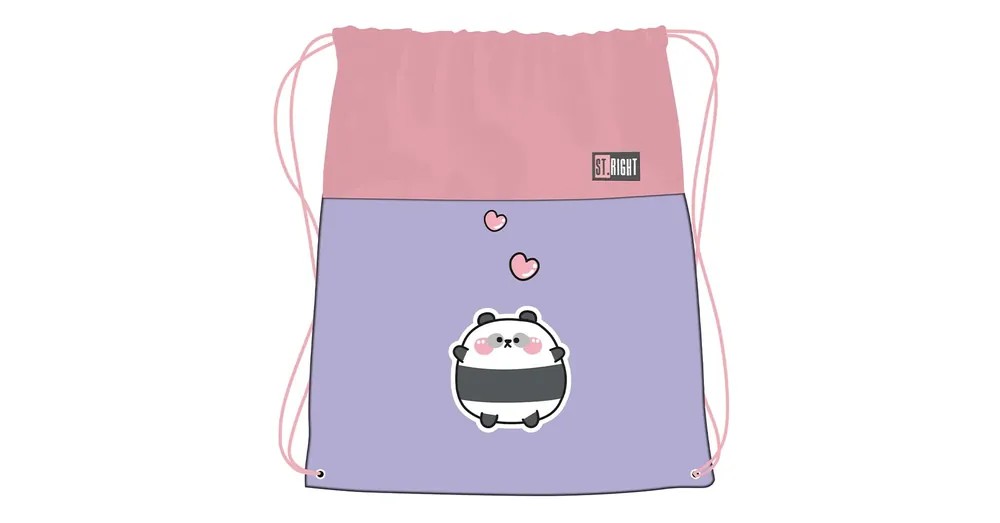Szezonális akció St.Right Happy Panda tornazsák, sportzsák 43×34 cm