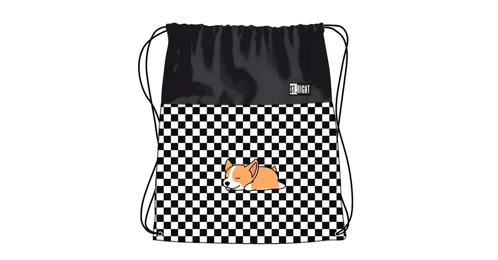 Korlátozott ajánlat St.Right Sleepy Corgi tornazsák, sportzsák 43×34 cm
