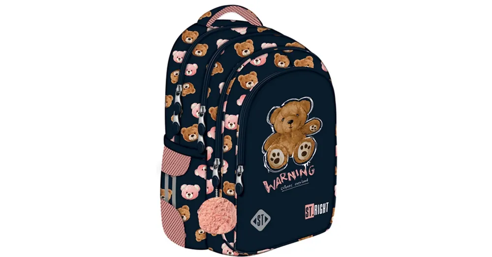 Árcsökkenés St.Right Teddy Bear macis iskolatáska, hátizsák BP58 40×28×18 cm