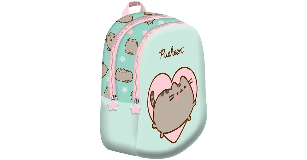 Alacsony ár Pusheen menta ovis hátizsák 28×23×13 cm