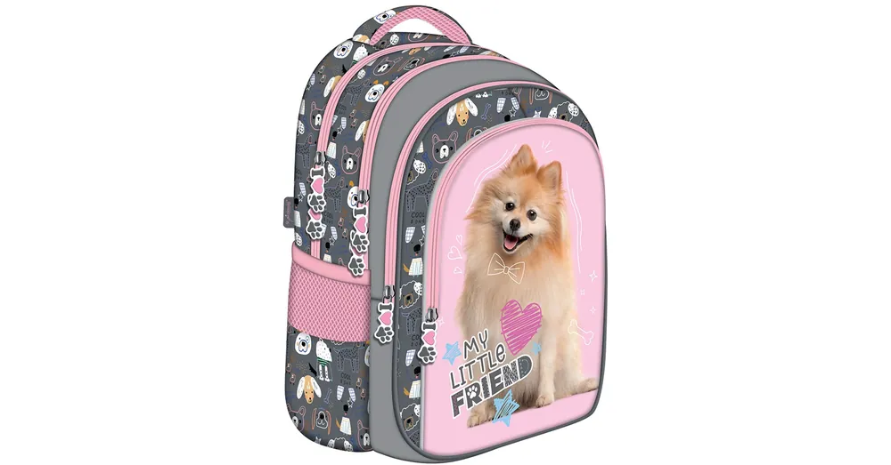 Prémium My Little Friend Sweet Pomeranian kutyás iskolatáska, hátizsák BPL58 40×29×19 cm