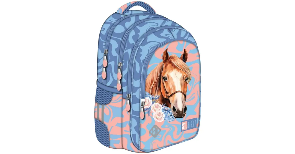 Legkelendőbb St.Right Romantic Horse lovas iskolatáska, hátizsák BP58 40×28×18 cm